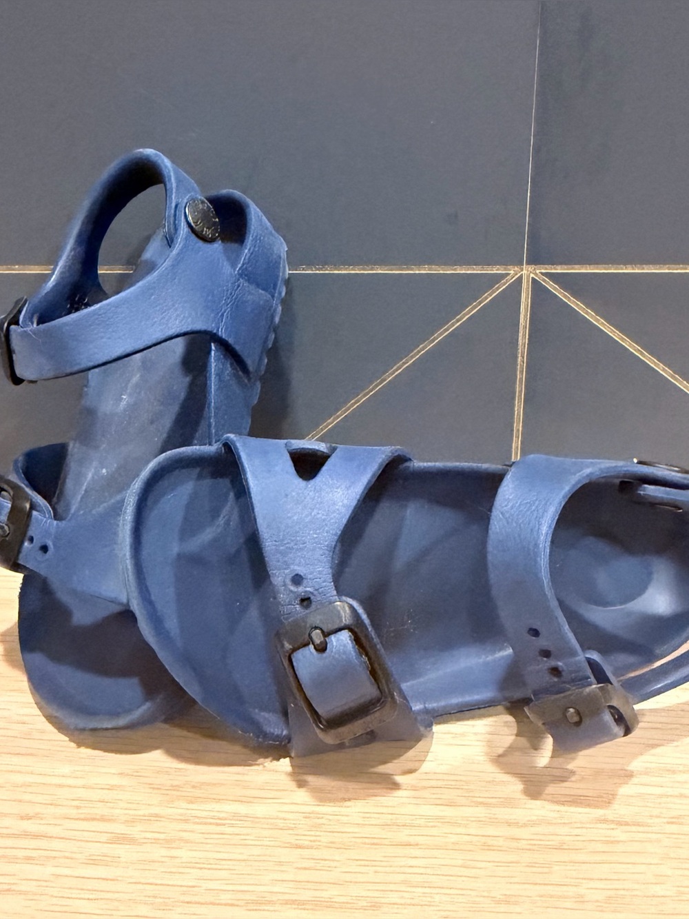 Birkenstock Toddler Rio Eva Navy Blue Sandals Size 24 (6-6.5 toddler)